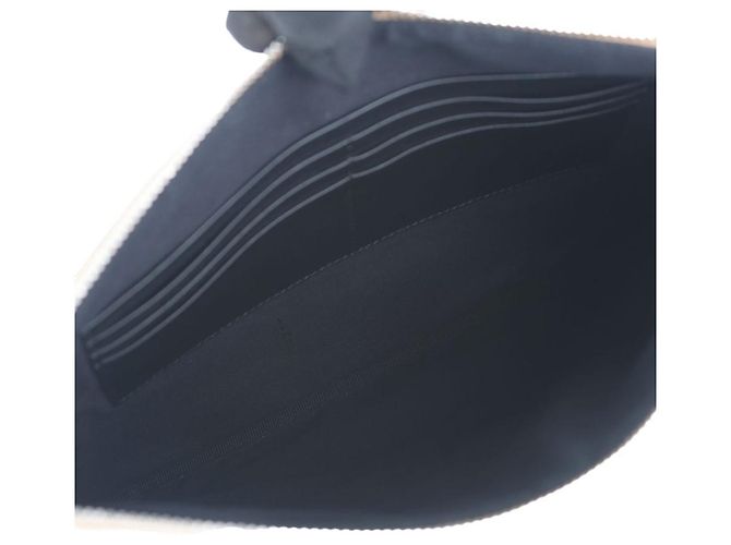 Fendi Clutch in Tela con Logo Arancione - vista 7