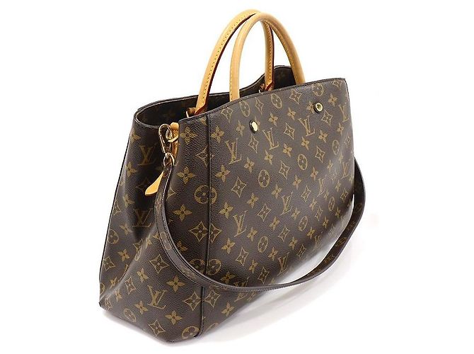 Louis Vuitton Monogram Canvas Montaigne GM Braun - Ansicht 2