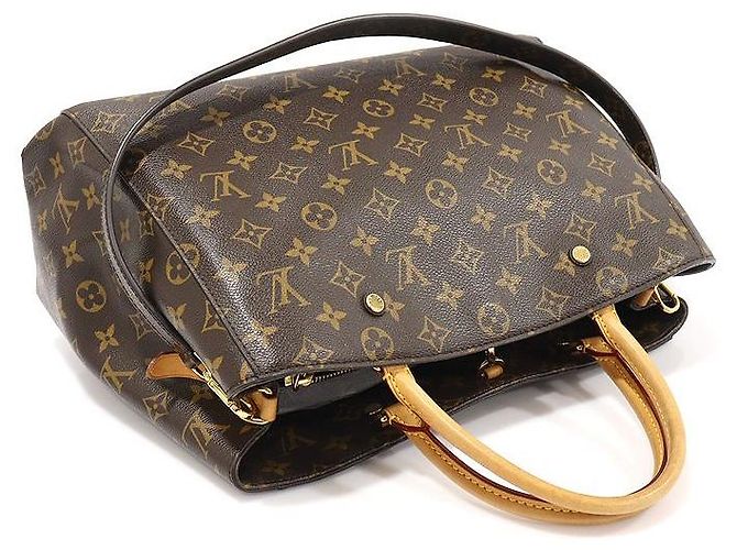 Louis Vuitton Monogram Canvas Montaigne GM Braun - Ansicht 3