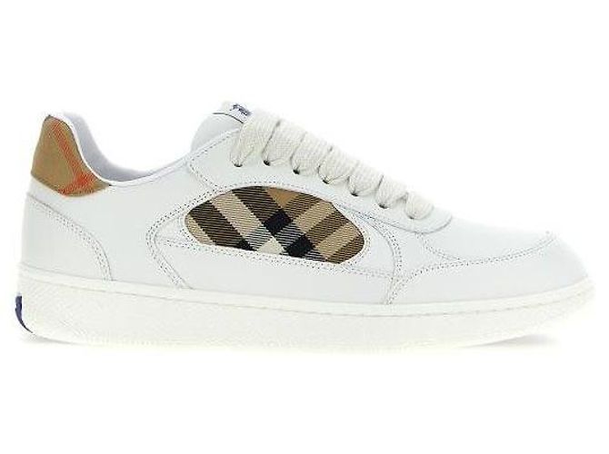 Burberry Leather Check Terrace Sneakers Braun - Ansicht 4