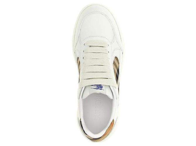 Burberry Leather Check Terrace Sneakers Braun - Ansicht 7