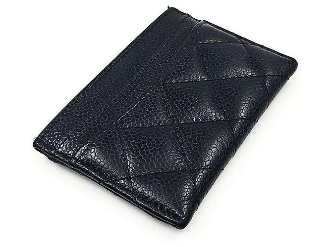 Chanel Classic Caviar Card Holder - view 6