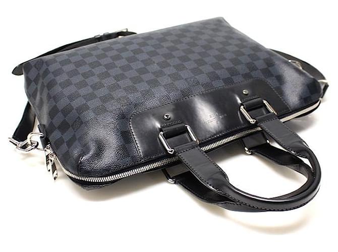 Louis Vuitton Damier Cobalt Canvas Porte Document Jour Nero - vista 5