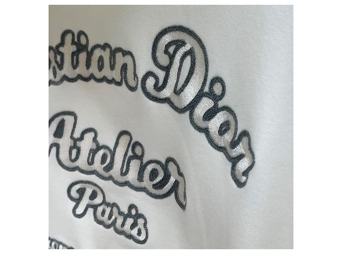 Dior Atelier Embroidery Hoodie White Weiß - Ansicht 9