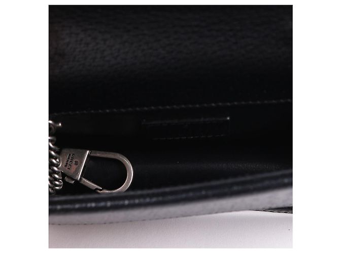 Gucci Mini Borsa Dionysus con Catena Nera Nero - vista 12