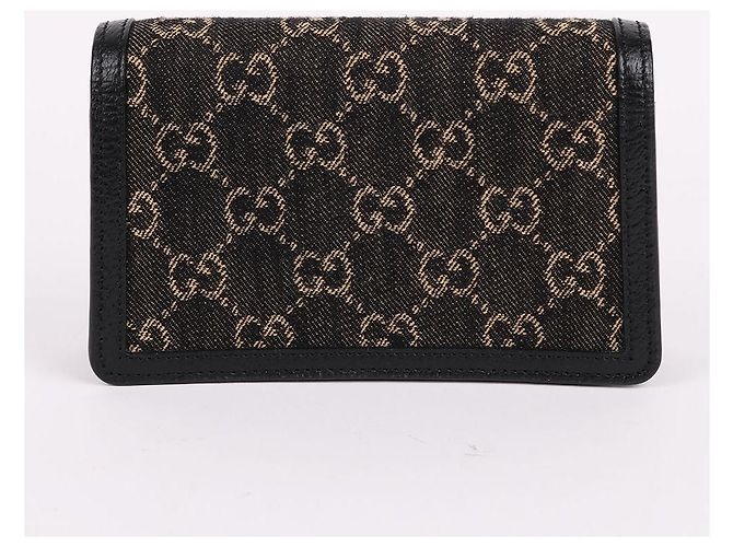 Gucci Mini Borsa Dionysus con Catena Nera Nero - vista 6