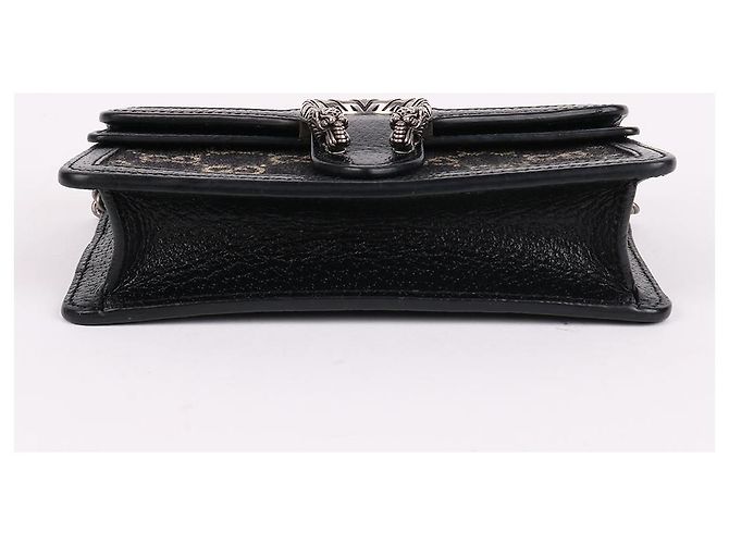 Gucci Mini Borsa Dionysus con Catena Nera Nero - vista 9