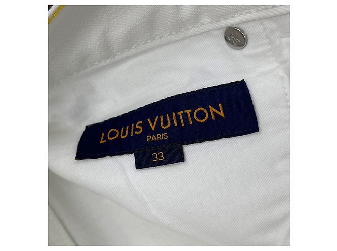 Louis Vuitton Slim Denim Jeans Weiß - Ansicht 10