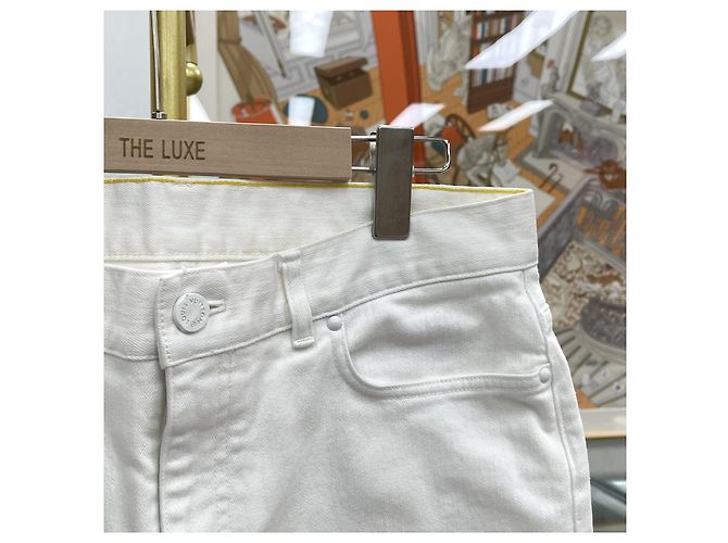 Louis Vuitton Slim Denim Jeans Weiß - Ansicht 3