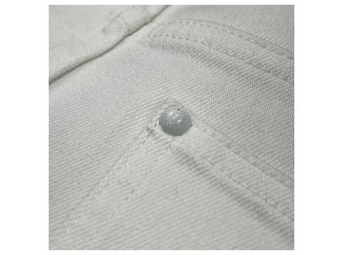 Louis Vuitton Slim Denim Jeans Weiß - Ansicht 9