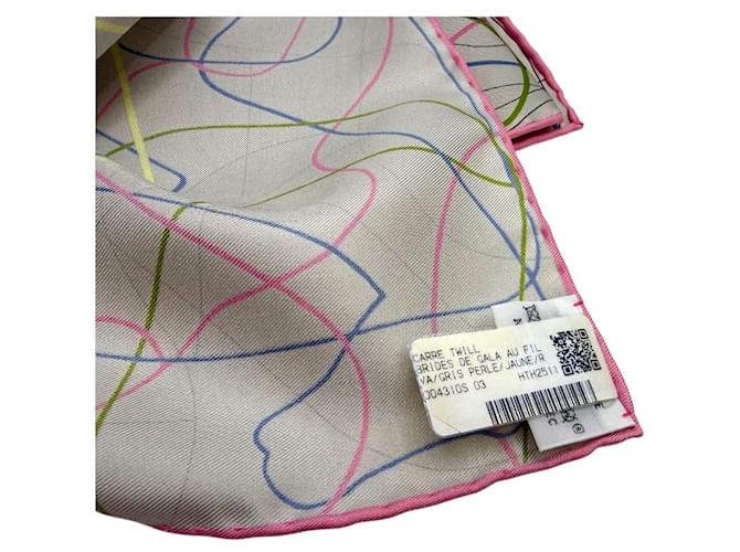 Hermès Sciarpa quadrata in seta Bride de Gala da donna Multicolore - vista 5