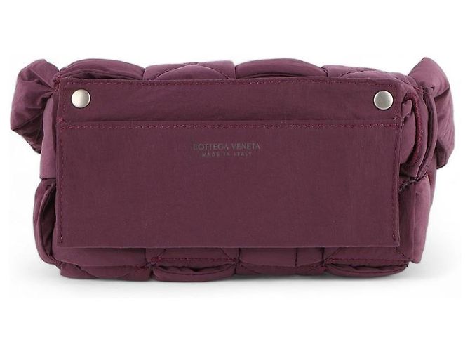 Bottega Veneta Borsa a tracolla mini Padded Tech Cassette Porpora - vista 3