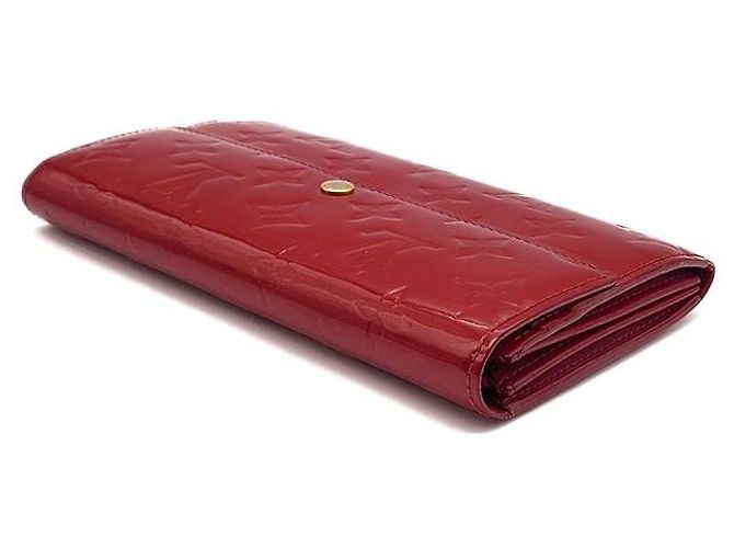 Louis Vuitton Cartera Sara en charol Roja - vista 3