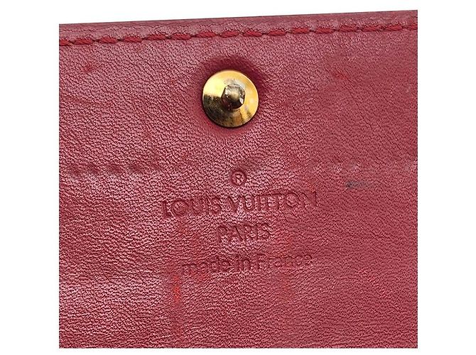 Louis Vuitton Cartera Sara en charol Roja - vista 6