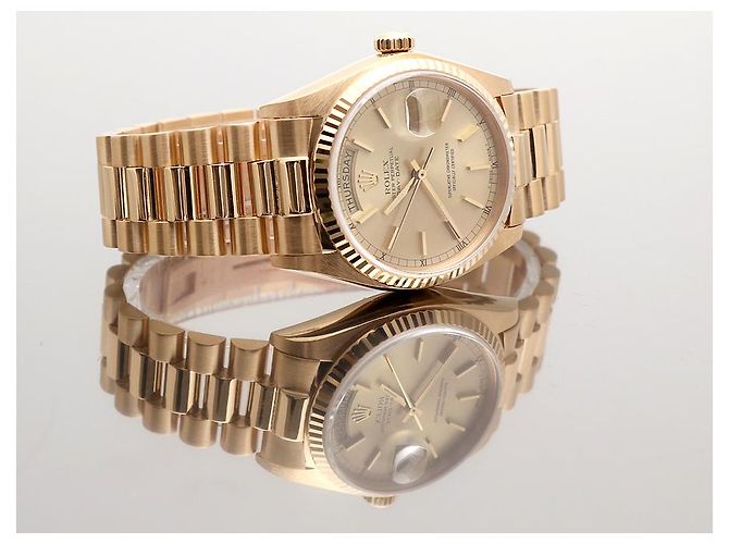 Rolex Orologio Day-Date da uomo in oro Cassa in oro D'oro - vista 13