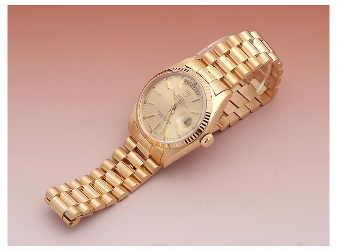 Rolex Orologio Day-Date da uomo in oro Cassa in oro D'oro - vista 21