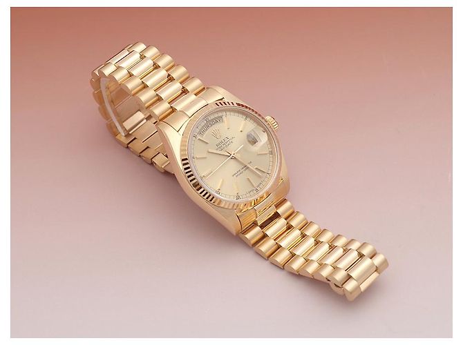 Rolex Orologio Day-Date da uomo in oro Cassa in oro D'oro - vista 22