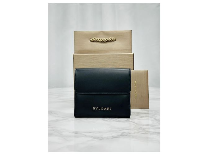 Bulgari Serpenti Forever Compact Wallet Schwarz Grün - Ansicht 5