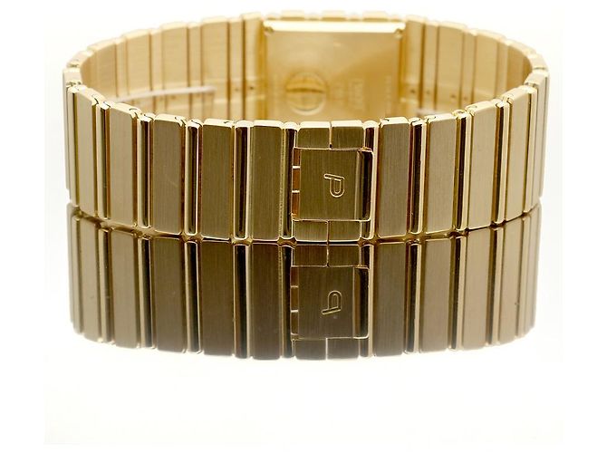 Piaget Orologio Square Jumbo Polo Onyx Original Diamond da Uomo Oro Nero - vista 24