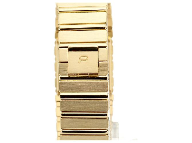 Piaget Orologio Square Jumbo Polo Onyx Original Diamond da Uomo Oro Nero - vista 9