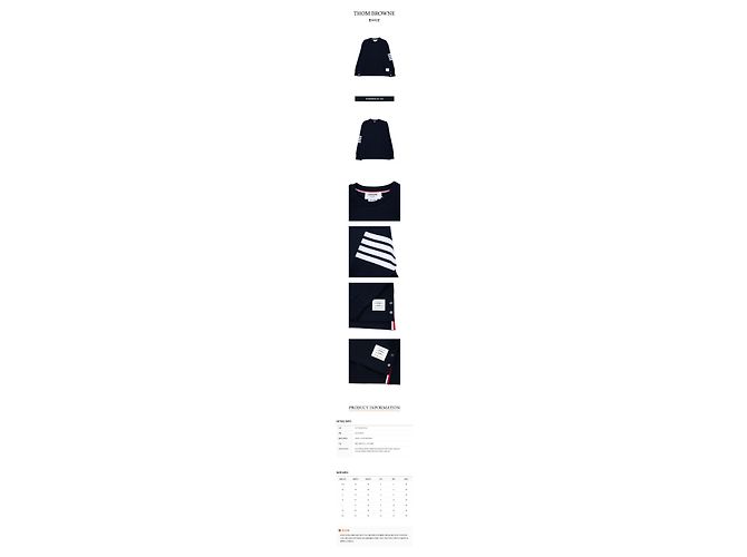 Thom Browne Langarm-Rugby-T-Shirt Engineer aus Jersey in mittlerem Gewicht Schwarz - Ansicht 2