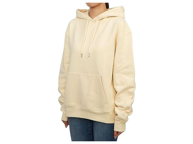 Jacquemus Sudadera con capucha de forro polar unisex Dorado - vista 5