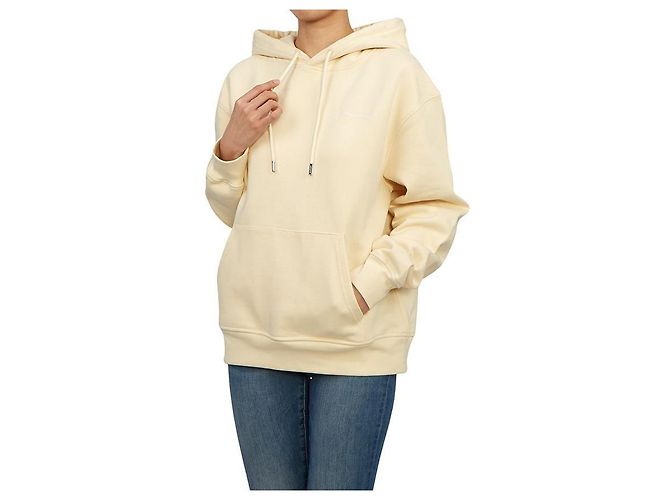 Jacquemus Sudadera con capucha de forro polar unisex Dorado - vista 7