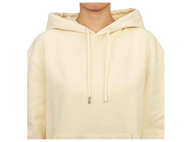 Jacquemus Sudadera con capucha de forro polar unisex Dorado - vista 8