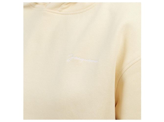 Jacquemus Sudadera con capucha de forro polar unisex Dorado - vista 9