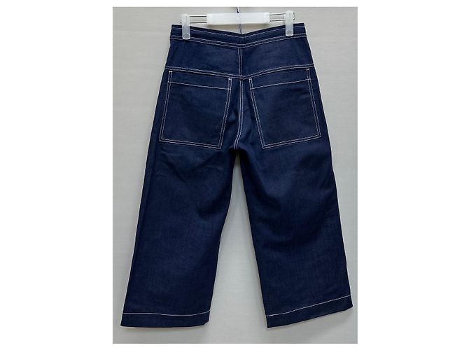 Pantalones de carpintero Acne Studios con costuras en contraste Negro - vista 2