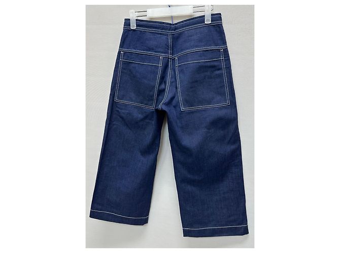 Pantalones de carpintero Acne Studios con costuras en contraste Negro - vista 5