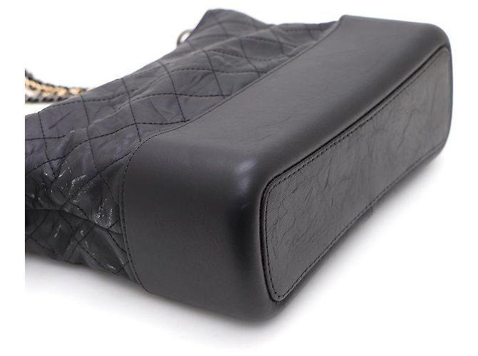 Chanel Borsa Hobo Gabrielle Medium Crossbody Nero - vista 5
