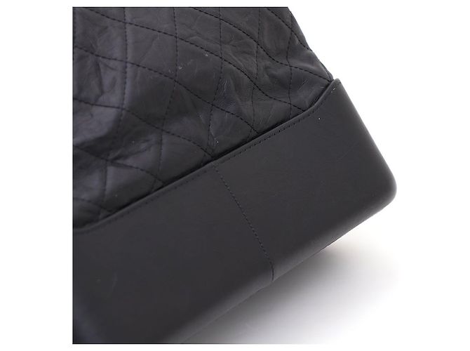 Chanel Borsa Hobo Gabrielle Medium Crossbody Nero - vista 8