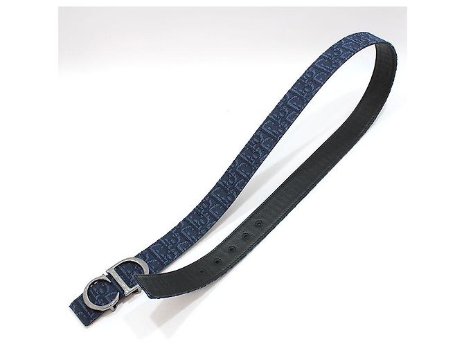 Dior Ceinture réversible à boucle Oblique CD - vue 6