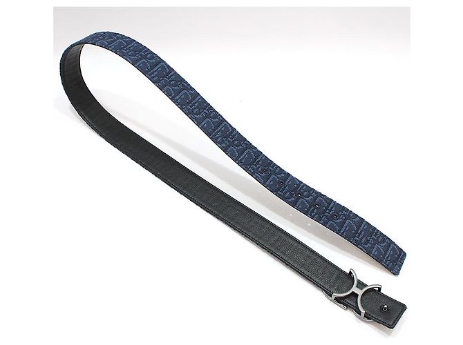 Dior Ceinture réversible à boucle Oblique CD - vue 7