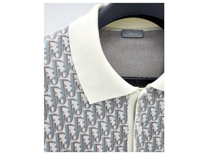 Dior Oblique Jacquard Polohemd XL Mehrfarben - Ansicht 3
