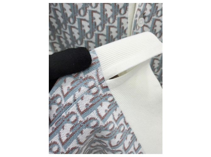 Dior Oblique Jacquard Polohemd XL Mehrfarben - Ansicht 5
