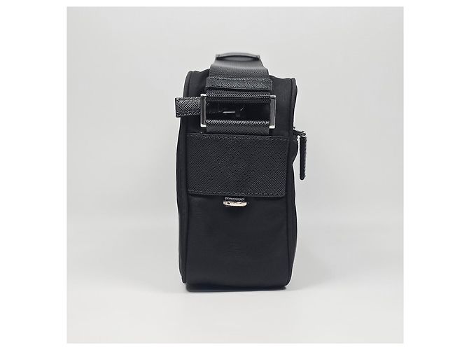 Prada Borsa a tracolla in Re-Nylon Argento - vista 6