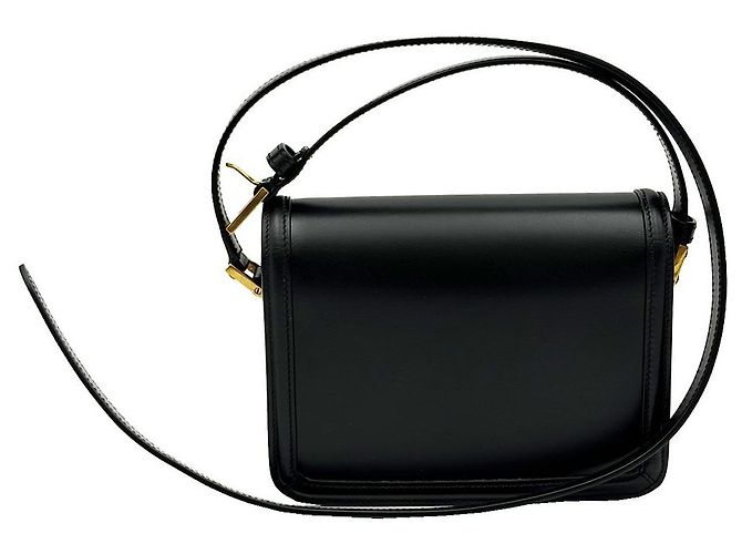 Saint Laurent Borsa a tracolla Solferino piccola con monogramma nero - vista 5