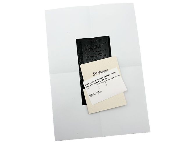 Saint Laurent Borsa a tracolla Solferino piccola con monogramma nero - vista 9