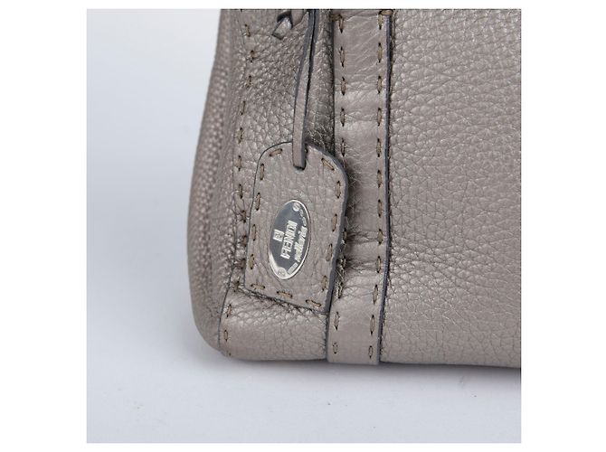 Fendi Metallic-Leder Sellaria Linda Tote Bag Mehrfarben - Ansicht 2