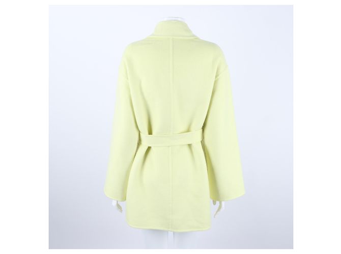 Hermès Cashmere Coat Yellow - view 3