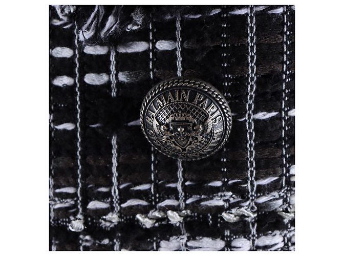 Balmain Abrigo de tweed - vista 5
