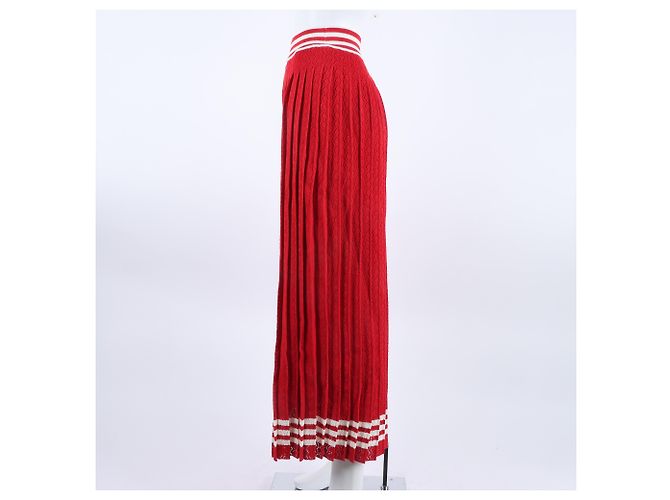 Pantalones de punto con bandas Gucci Adidas Roja - vista 2