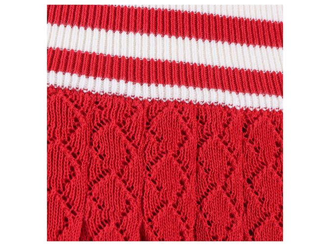 Pantalones de punto con bandas Gucci Adidas Roja - vista 4