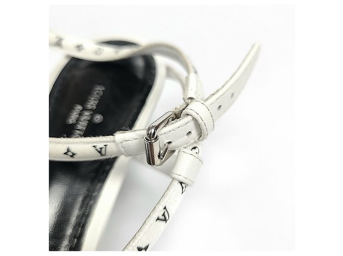 Louis Vuitton Monogram Strap Citizen Sandal White - view 6