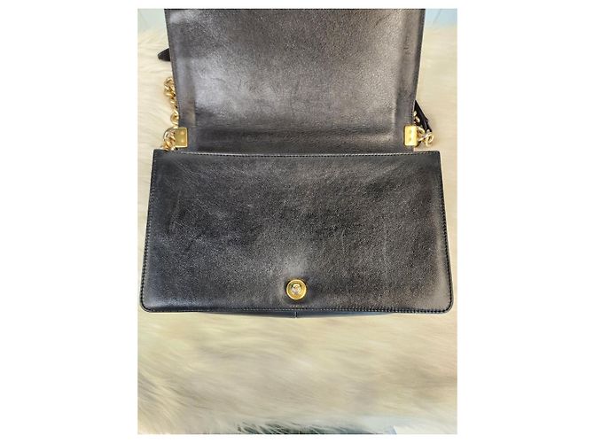 Chanel Boy Bag Large Lambskin Gold Tone Series Condition Nero - vista 14