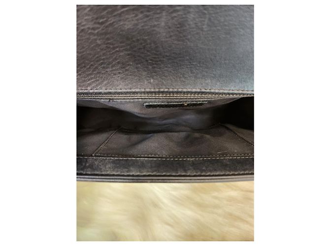 Chanel Boy Bag Large Lambskin Gold Tone Series Condition Nero - vista 16