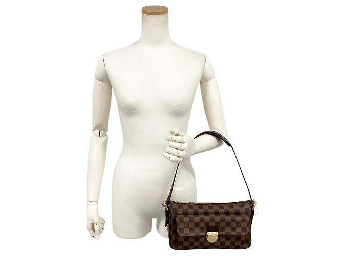 Borsa a Spalla Louis Vuitton Ravello GM Marrone Damier ebene - vista 12