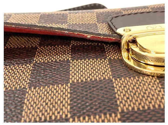 Borsa a Spalla Louis Vuitton Ravello GM Marrone Damier ebene - vista 8
